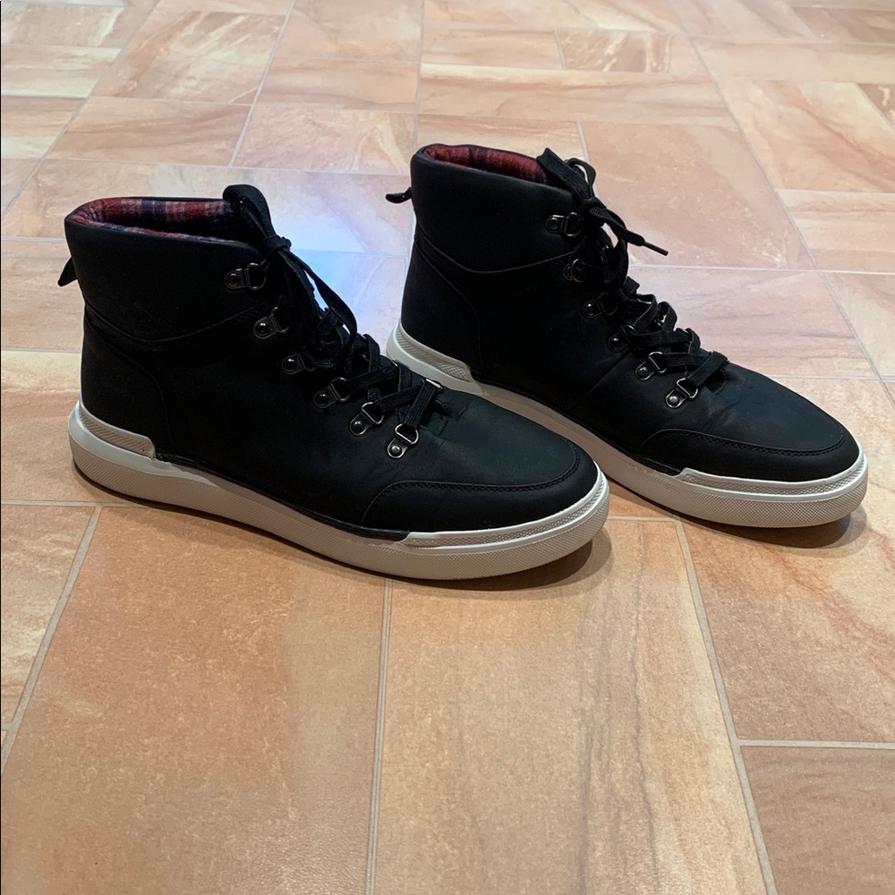 Steve Madden Men's Black High-Top Sneakers Shoes